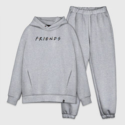 Мужской костюм оверсайз Friends, цвет: меланж