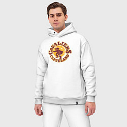 Мужской костюм оверсайз Cavaliers man, цвет: белый — фото 2