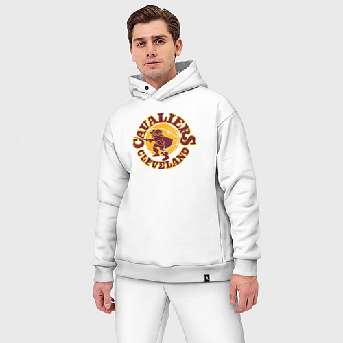 Мужской костюм оверсайз Cavaliers man / Белый – фото 3