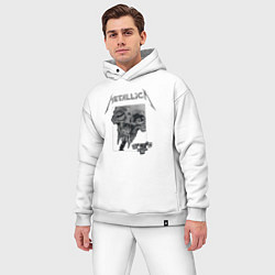 Мужской костюм оверсайз Metallica The Unforgiven, цвет: белый — фото 2