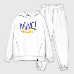 Мужской костюм оверсайз Он мой, цвет: белый