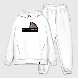 Мужской костюм оверсайз Совершенно потрясающий, цвет: белый