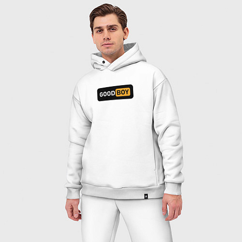 Мужской костюм оверсайз Хороший мальчик / Белый – фото 3