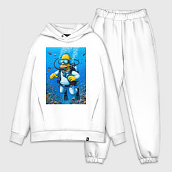 Мужской костюм оверсайз Homer diving - ai art fantasy