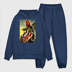 Мужской костюм оверсайз Max Payne, цвет: тёмно-синий