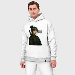 Мужской костюм оверсайз Билли Айлиш ниндзя, цвет: белый — фото 2