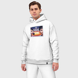 Мужской костюм оверсайз Игра в кальмара 3, цвет: белый — фото 2