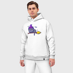 Мужской костюм оверсайз Cat witch, цвет: белый — фото 2