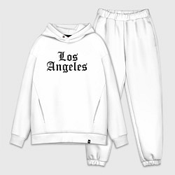 Мужской костюм оверсайз Los Angeles - California USA, цвет: белый