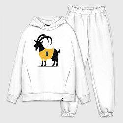 Мужской костюм оверсайз Haliburton goat, цвет: белый