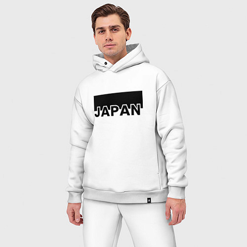 Мужской костюм оверсайз Japan / Белый – фото 3
