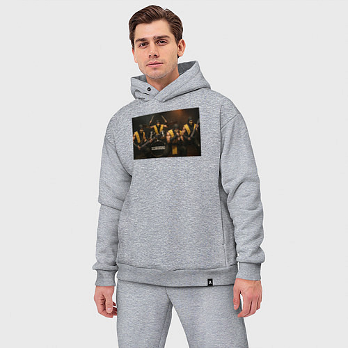 Мужской костюм оверсайз Sorpions Mortal Kombat / Меланж – фото 3