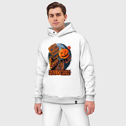 Мужской костюм оверсайз Хэллоуин пугало, цвет: белый — фото 2