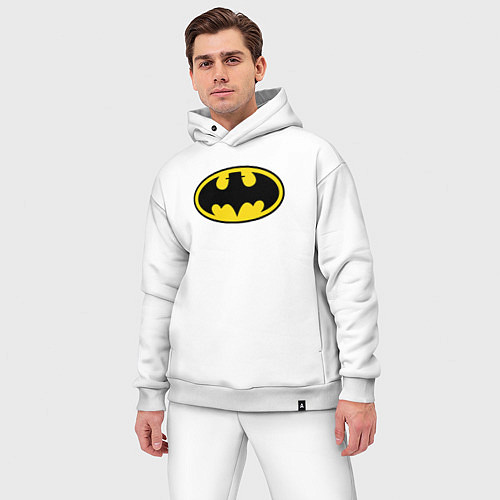 Мужской костюм оверсайз Heisenberg Batman / Белый – фото 3