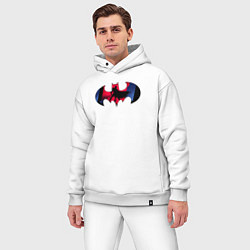 Мужской костюм оверсайз Batman knight, цвет: белый — фото 2