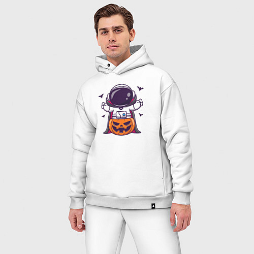 Мужской костюм оверсайз Spaceman halloween / Белый – фото 3