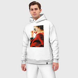 Мужской костюм оверсайз Джокер - Хоакин Феникс, цвет: белый — фото 2