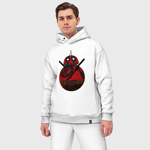 Мужской костюм оверсайз Droid Deadpool / Белый – фото 3