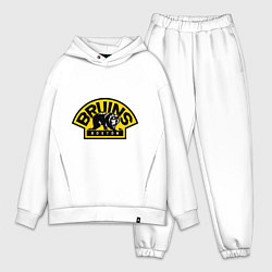 Мужской костюм оверсайз HC Boston Bruins Label, цвет: белый