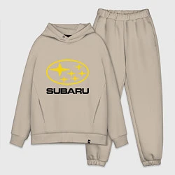 Мужской костюм оверсайз Subaru Logo