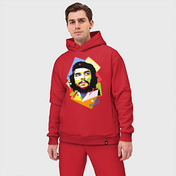 Мужской костюм оверсайз Che Guevara Art, цвет: красный — фото 2