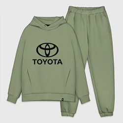 Мужской костюм оверсайз Toyota Logo, цвет: авокадо