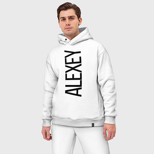 Мужской костюм оверсайз Алексей / Белый – фото 3