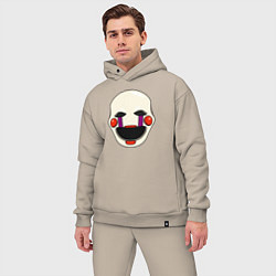 Мужской костюм оверсайз Puppet FNAF Марионетка, цвет: миндальный — фото 2