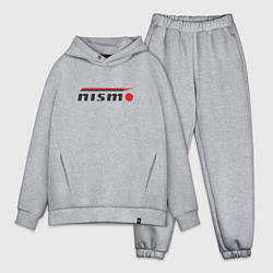 Мужской костюм оверсайз Nismo, цвет: меланж