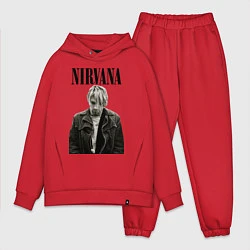 Мужской костюм оверсайз Kurt Cobain: Young, цвет: красный