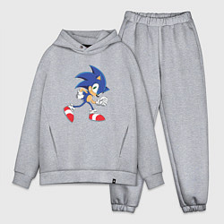 Мужской костюм оверсайз Sonic the Hedgehog, цвет: меланж