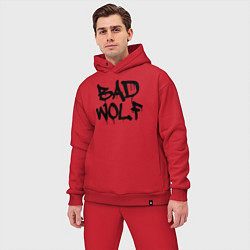 Мужской костюм оверсайз Bad Wolf, цвет: красный — фото 2