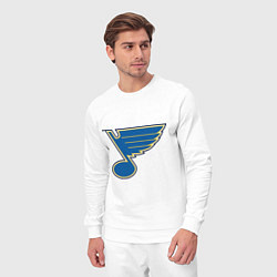 Костюм хлопковый мужской St Louis Blues, цвет: белый — фото 2