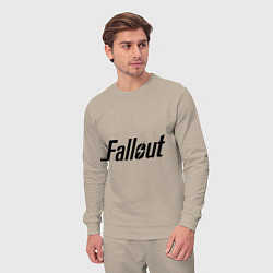 Костюм хлопковый мужской Fallout, цвет: миндальный — фото 2