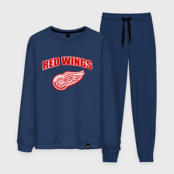 Костюм хлопковый мужской Detroit Red Wings, цвет: тёмно-синий