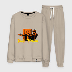 Костюм хлопковый мужской Pulp Fiction, цвет: миндальный