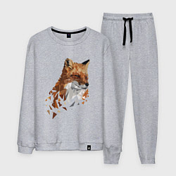 Мужской костюм Полигональный лис