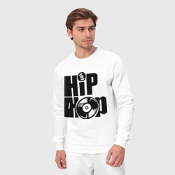 Костюм хлопковый мужской Hip-Hop, цвет: белый — фото 2