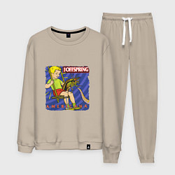 Костюм хлопковый мужской The Offspring: Americana, цвет: миндальный