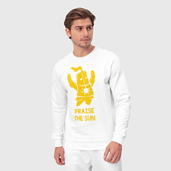 Костюм хлопковый мужской Praise the Sun, цвет: белый — фото 2