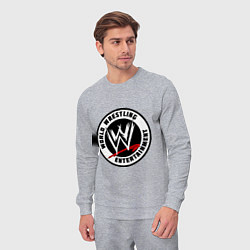 Костюм хлопковый мужской World wrestling entertainment, цвет: меланж — фото 2