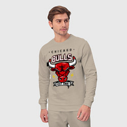 Костюм хлопковый мужской Chicago Bulls est. 1966, цвет: миндальный — фото 2