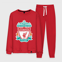 Костюм хлопковый мужской Liverpool FC, цвет: красный