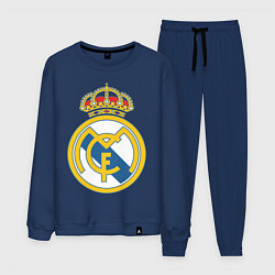 Костюм хлопковый мужской Real Madrid FC, цвет: тёмно-синий