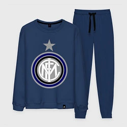 Костюм хлопковый мужской Inter FC, цвет: тёмно-синий