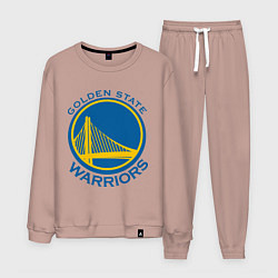 Костюм хлопковый мужской Golden state Warriors, цвет: пыльно-розовый