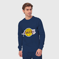 Костюм хлопковый мужской LA Lakers, цвет: тёмно-синий — фото 2