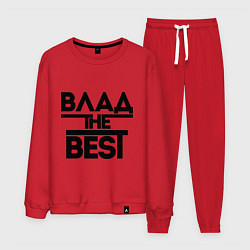 Костюм хлопковый мужской Влад the best, цвет: красный