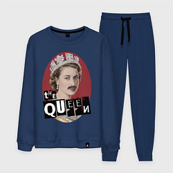 Костюм хлопковый мужской The Queen, цвет: тёмно-синий