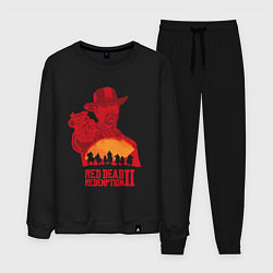 Костюм хлопковый мужской Red Dead Redemption 2, цвет: черный